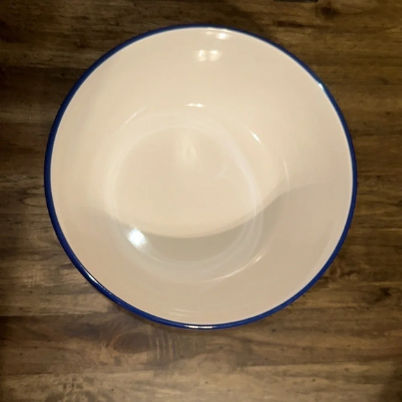 KIC Brushes Hand Painted Earthenware K.I.C. 10” Large Serving Salad Bowl - Picture 8 of 15